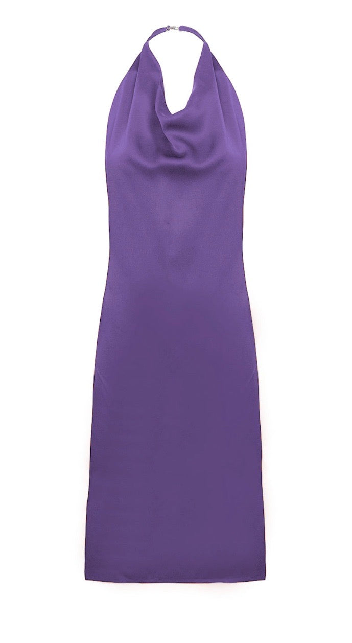 Vestido largo morado de Nath