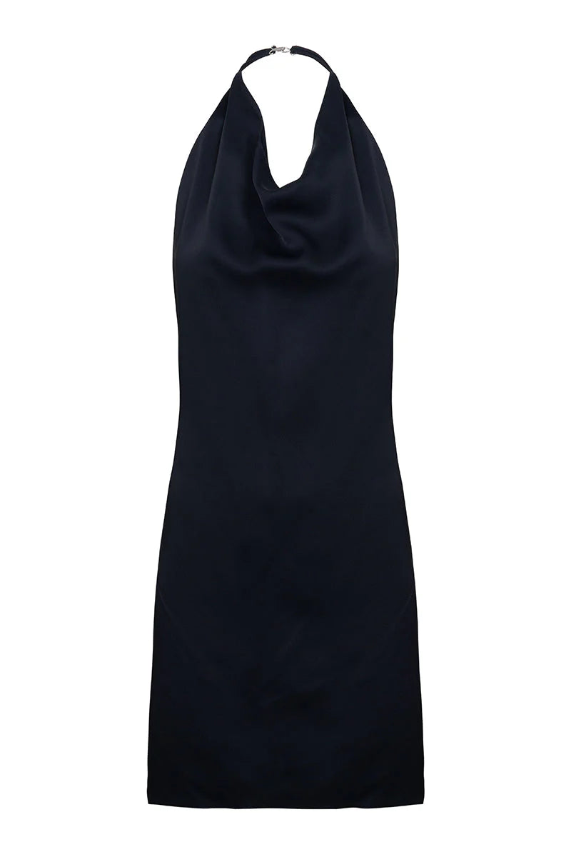 Vestido largo negro Nath