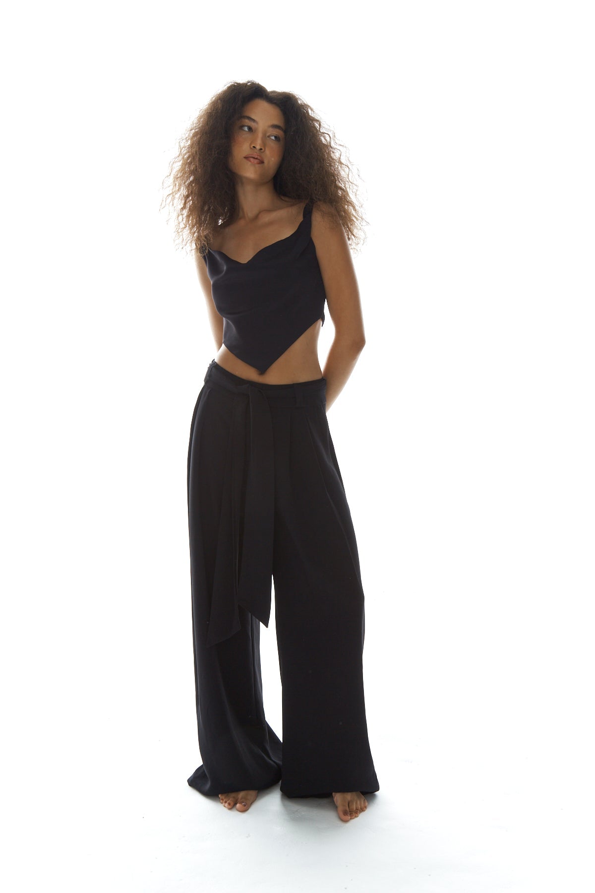 Paradiso Tailored Trousers in Black