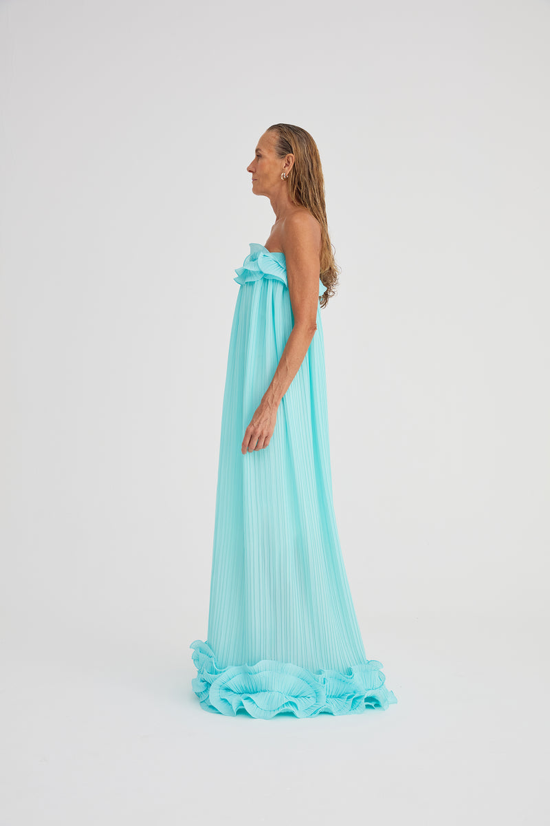 Vestido Celeste