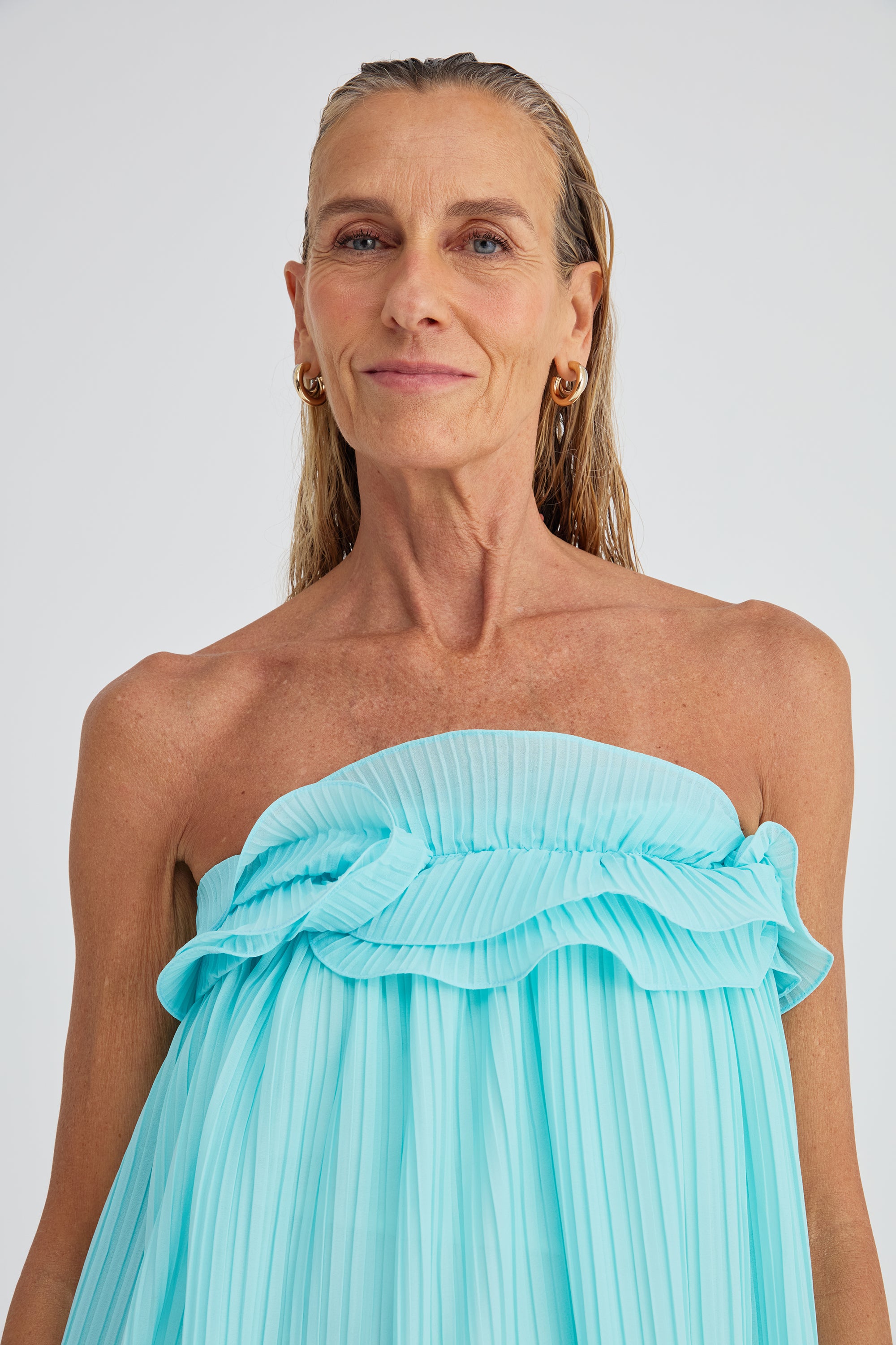 Vestido Celeste