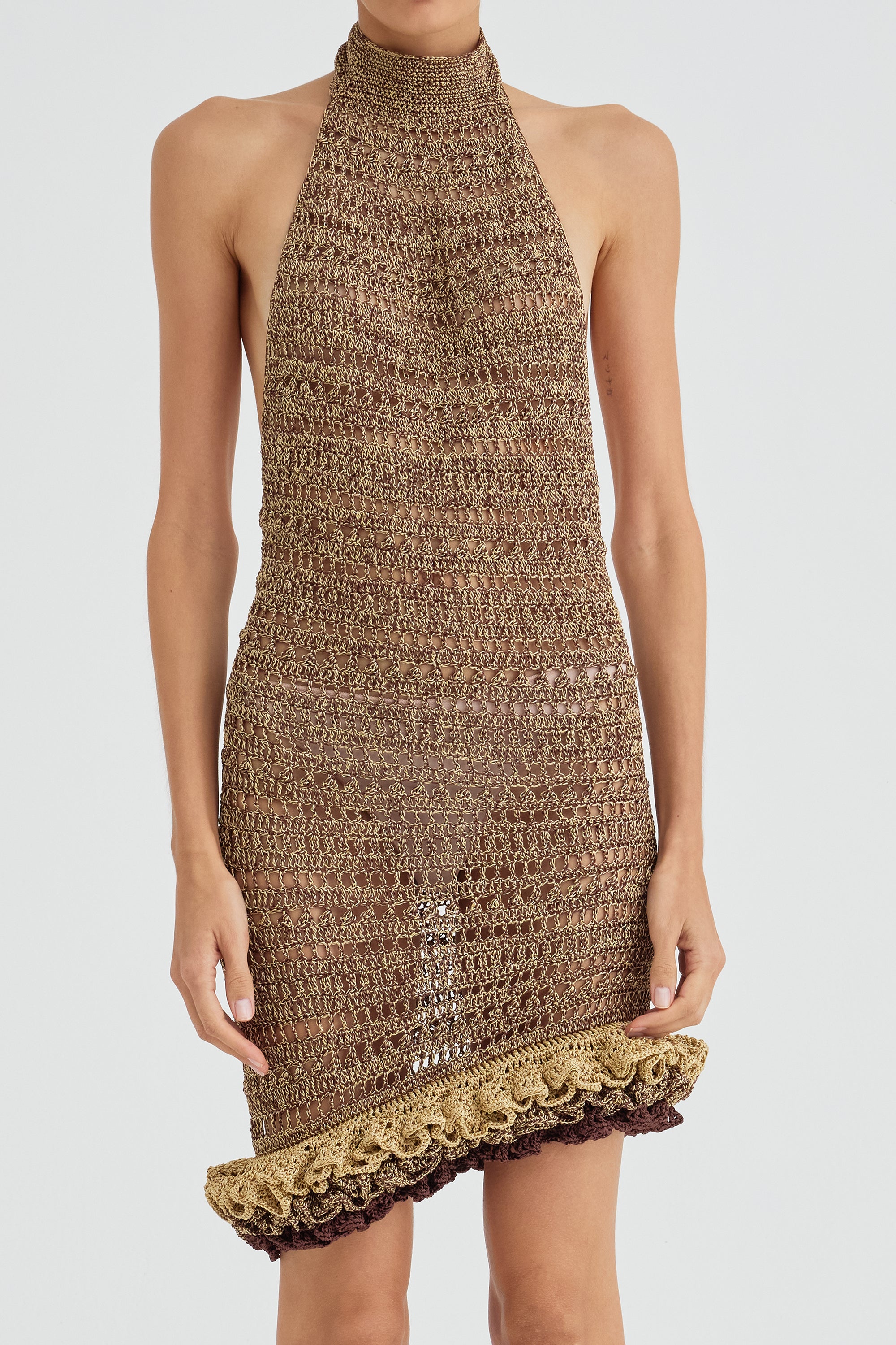 Vestido Âmbar em Crochê