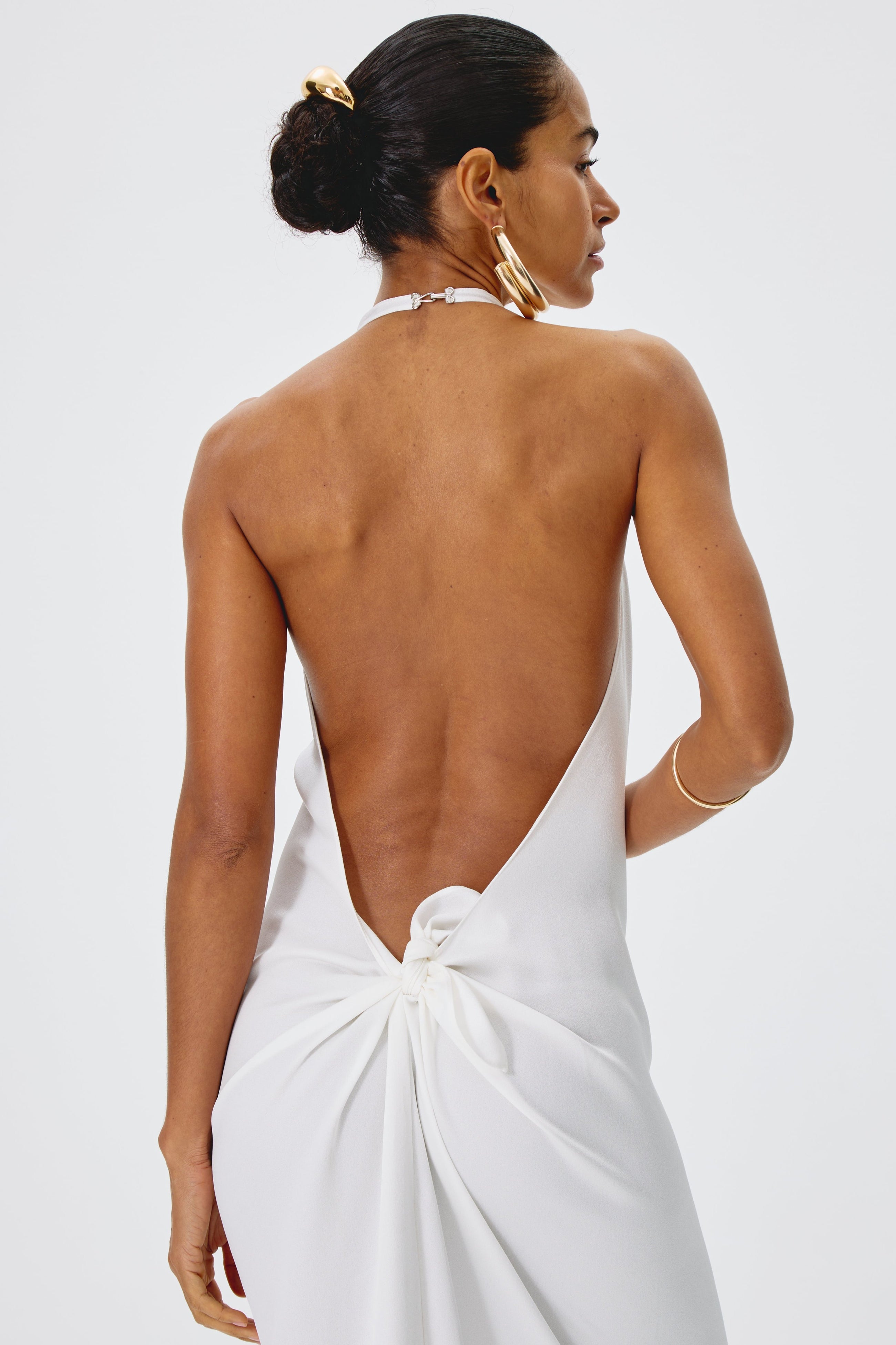 Vestido corto blanco de Nath