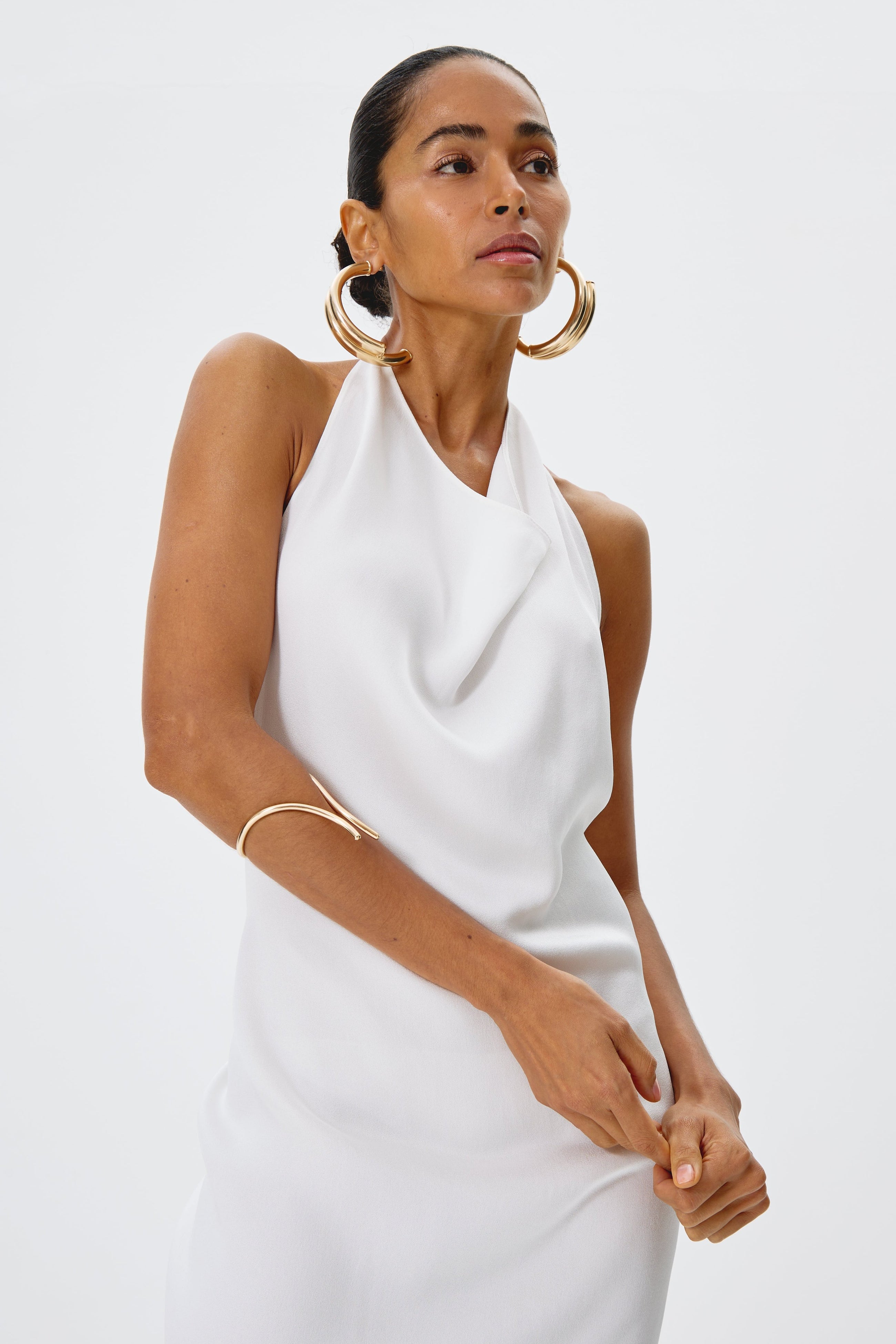 Vestido corto blanco de Nath