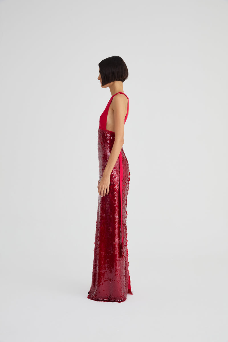 Vestido Rubro