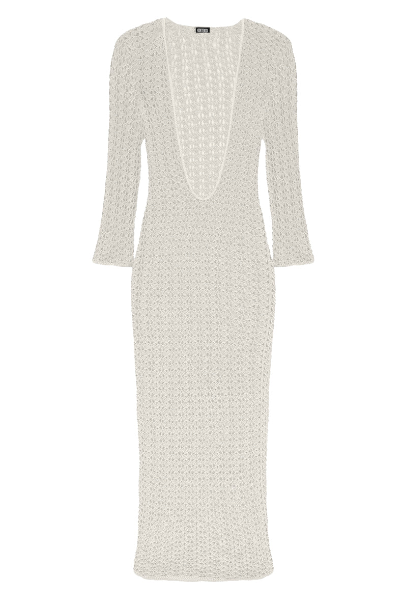 Vestido em Crochê Luna Branco