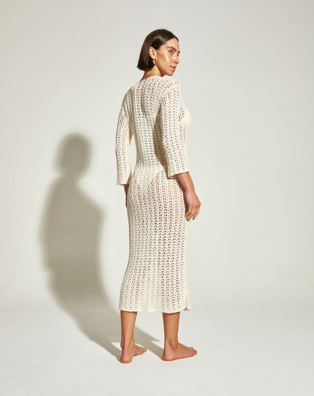 Vestido em Crochê Luna Branco