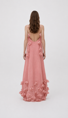 Vestido Aurora Longo Rosa