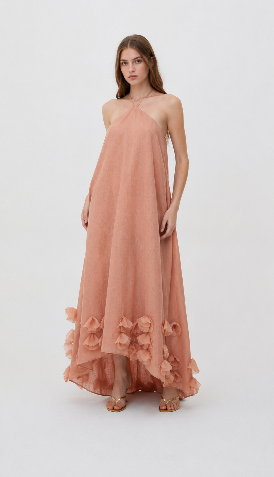 Vestido Aurora Longo Terra