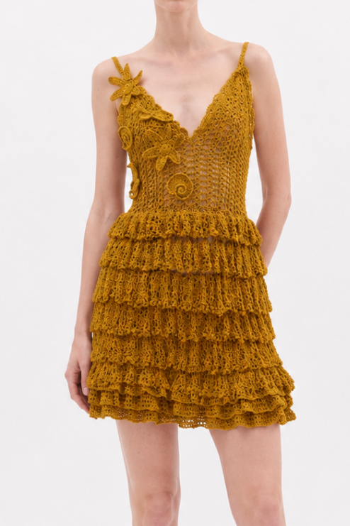 VESTIDO EM CROCHÊ CAMILA