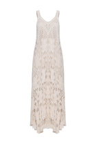 Vestido em Renda Filé Creme
