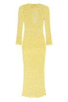 Vestido Heart Fios de Seda Amarelo