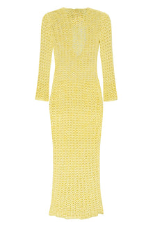 Vestido Heart Fios de Seda Amarelo