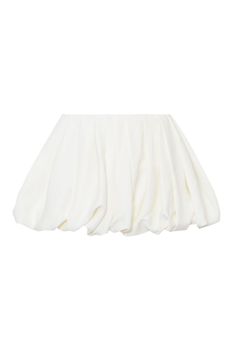 OKSANA OFF BALLOON MINI SKIRT