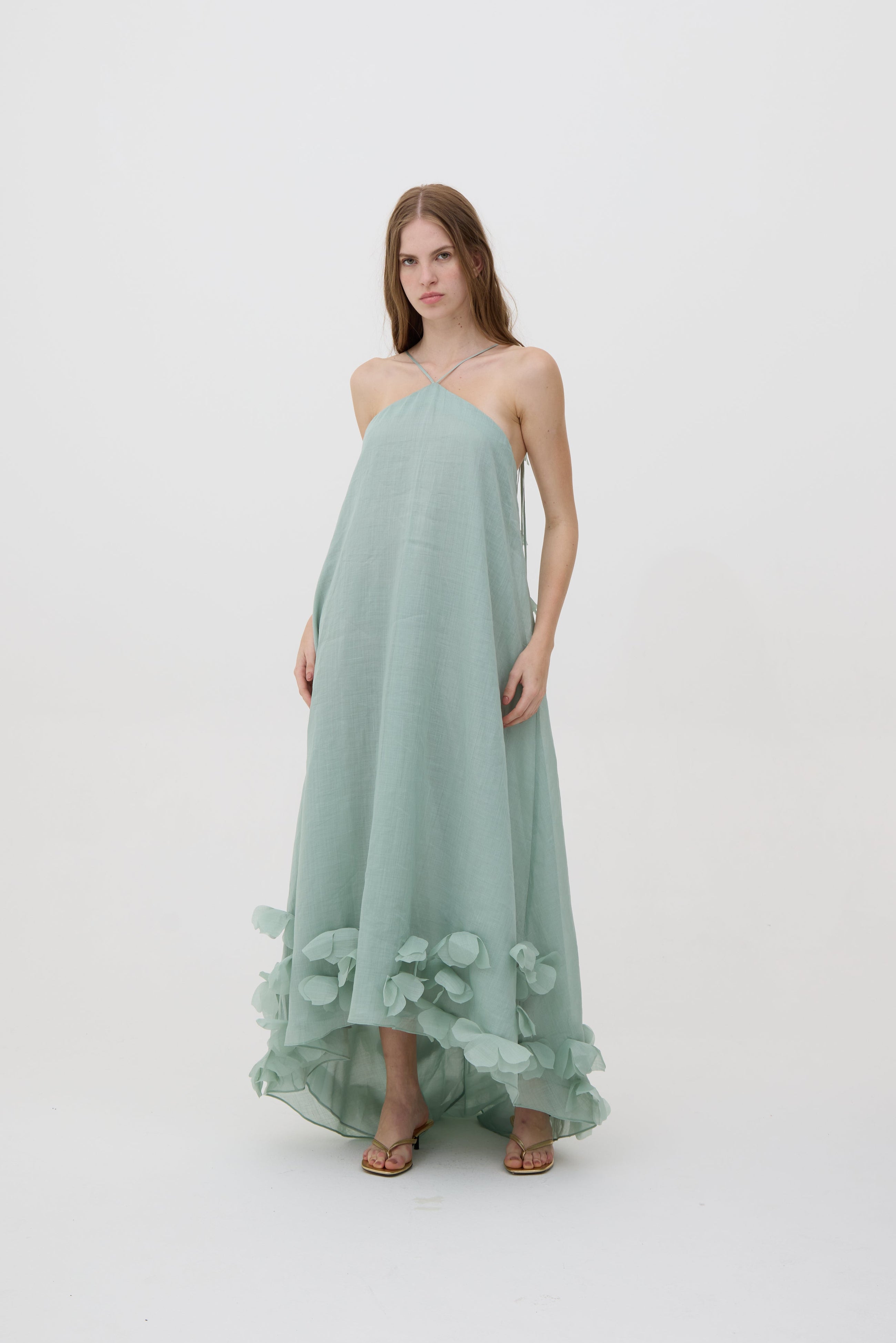 Vestido Aurora Longo Menta