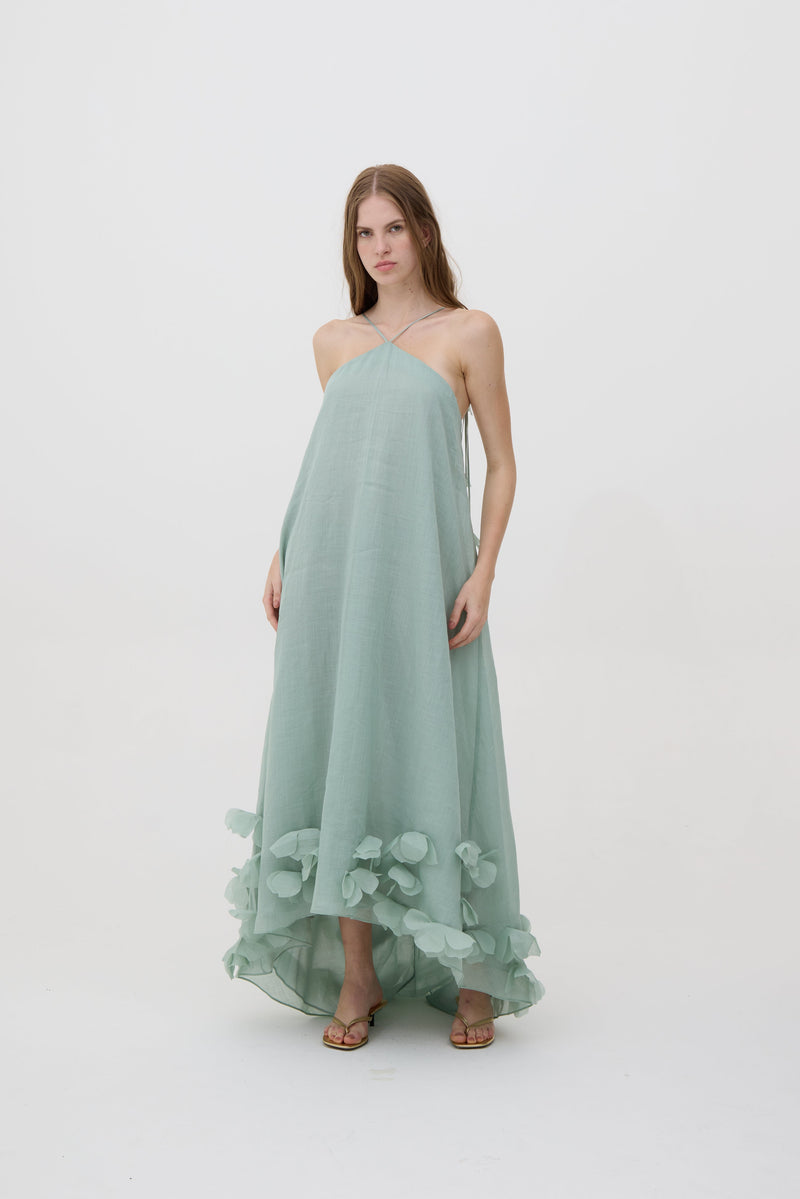 Vestido Aurora Longo Menta