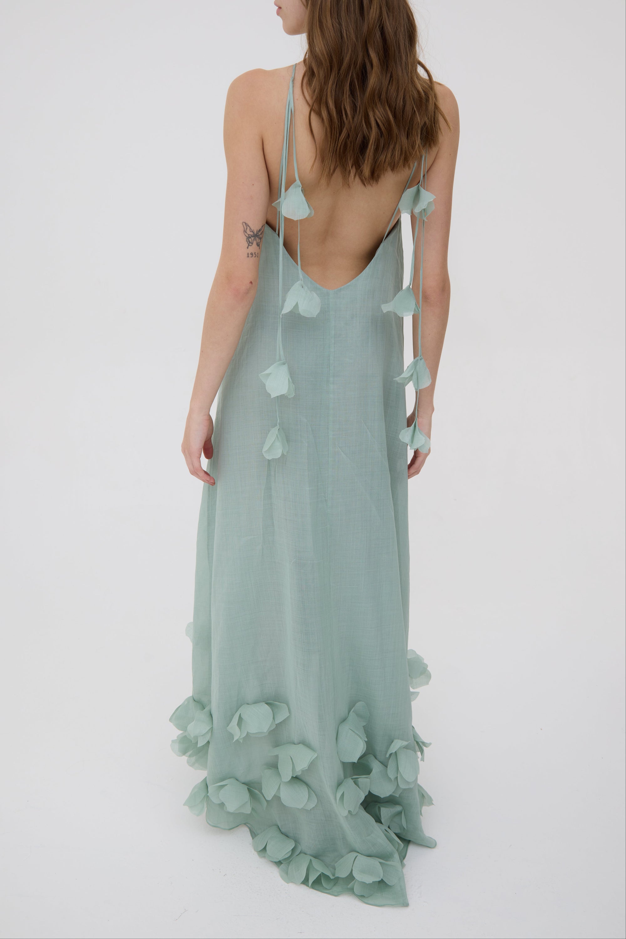 Vestido Aurora Longo Menta