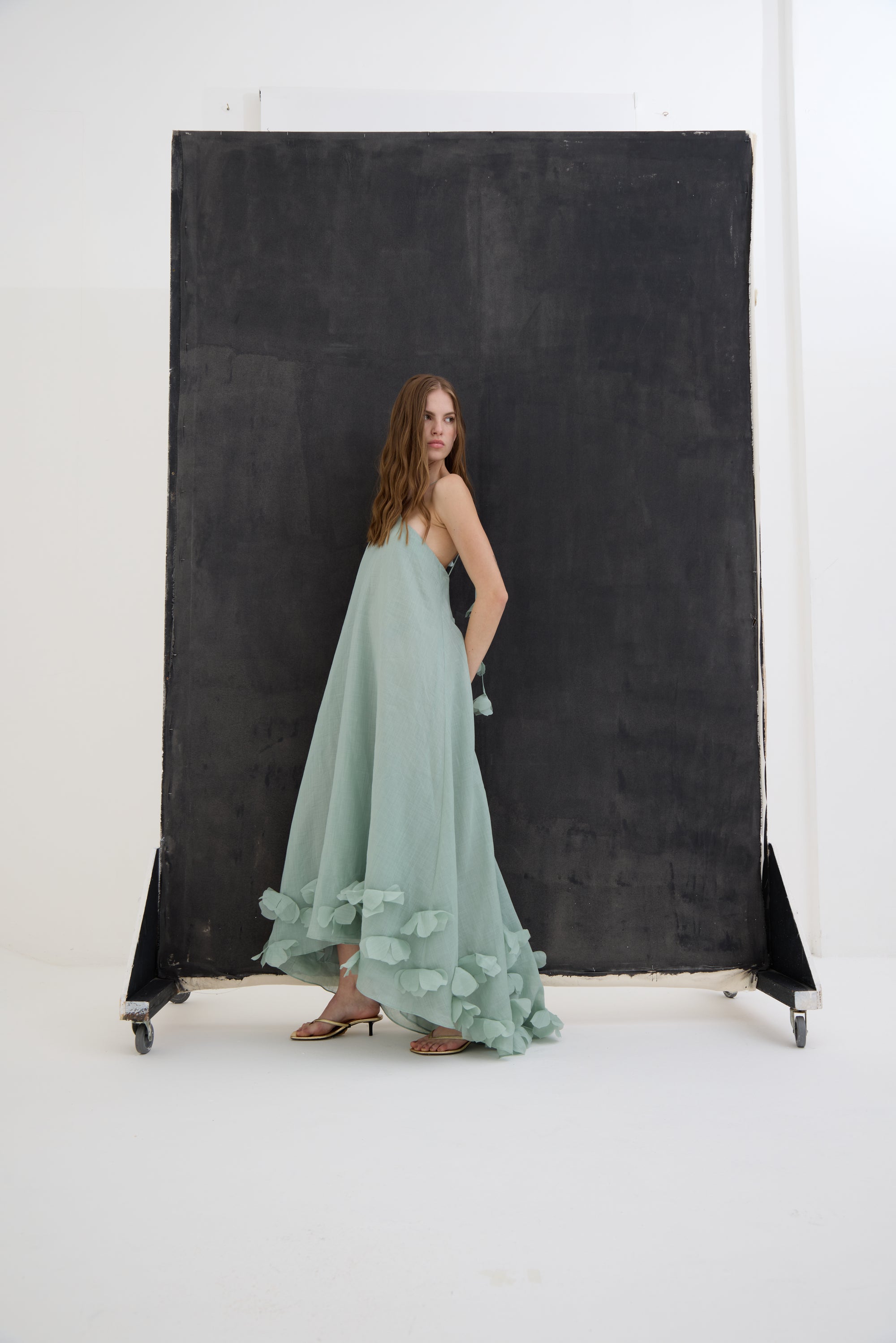 Vestido Aurora Longo Menta