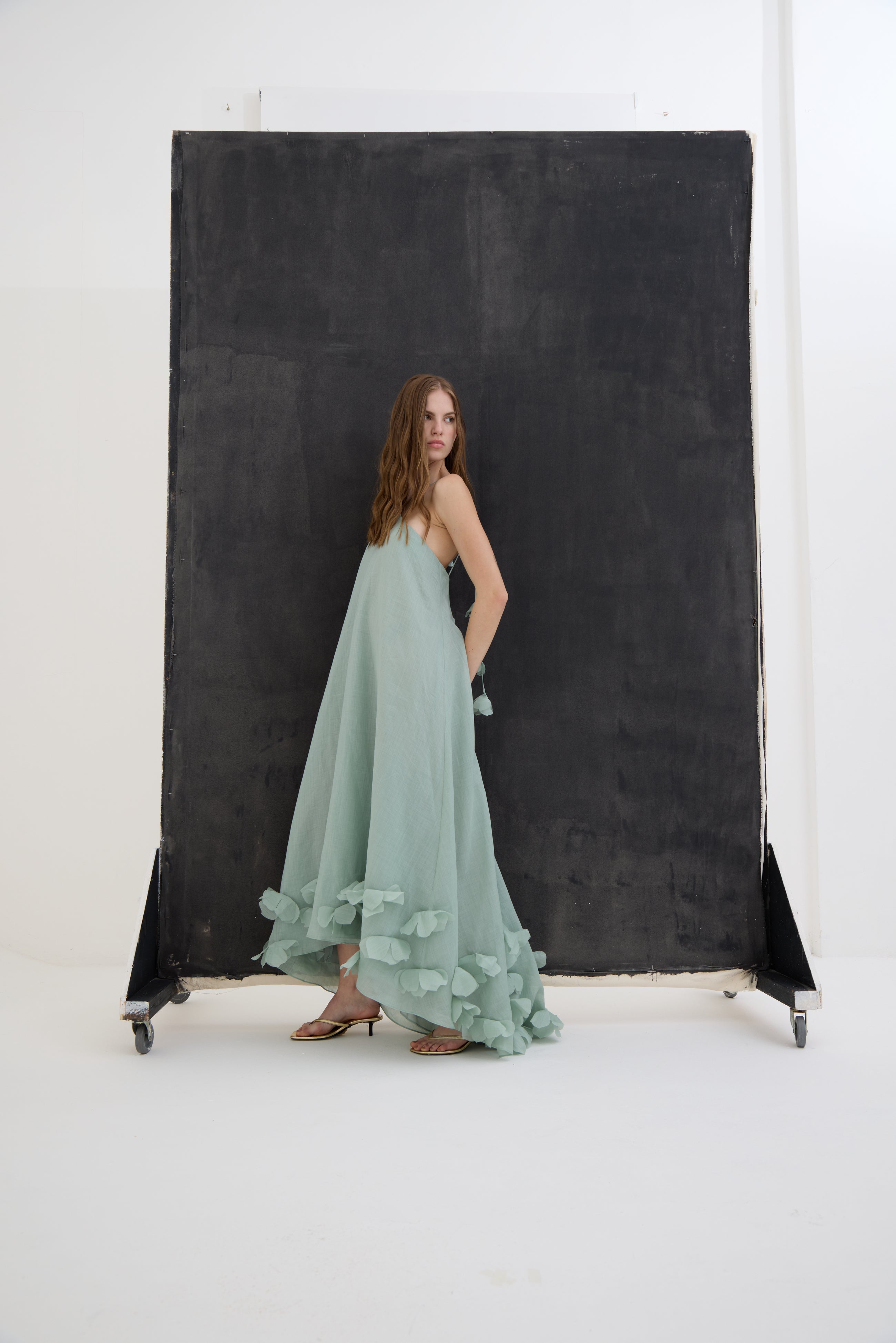 Vestido Aurora Longo Menta