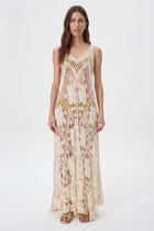 Vestido em Renda Filé Creme