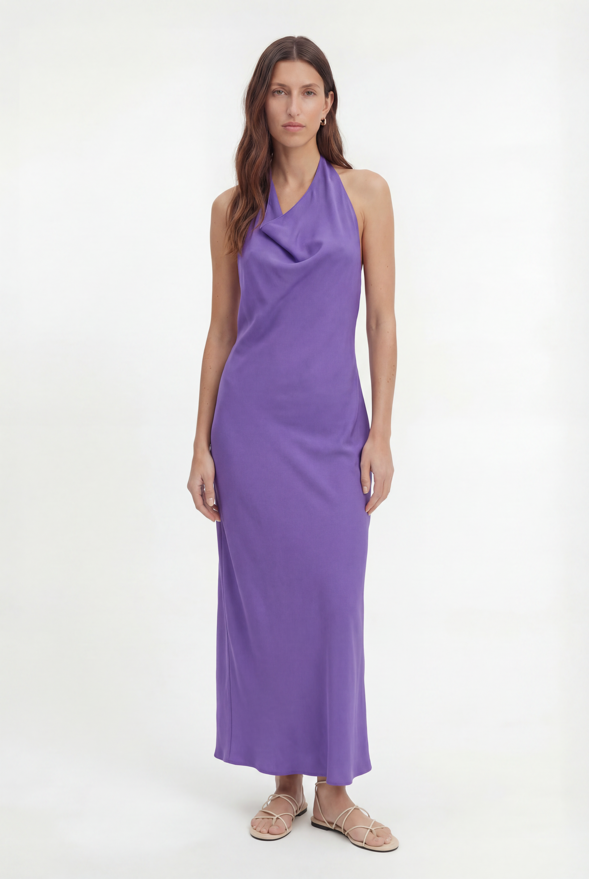 Vestido largo morado de Nath