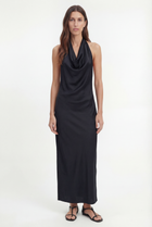 Vestido largo negro Nath