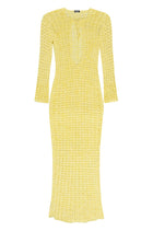 Vestido Heart Fios de Seda Amarelo
