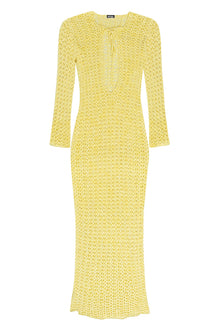 Vestido Heart Fios de Seda Amarelo