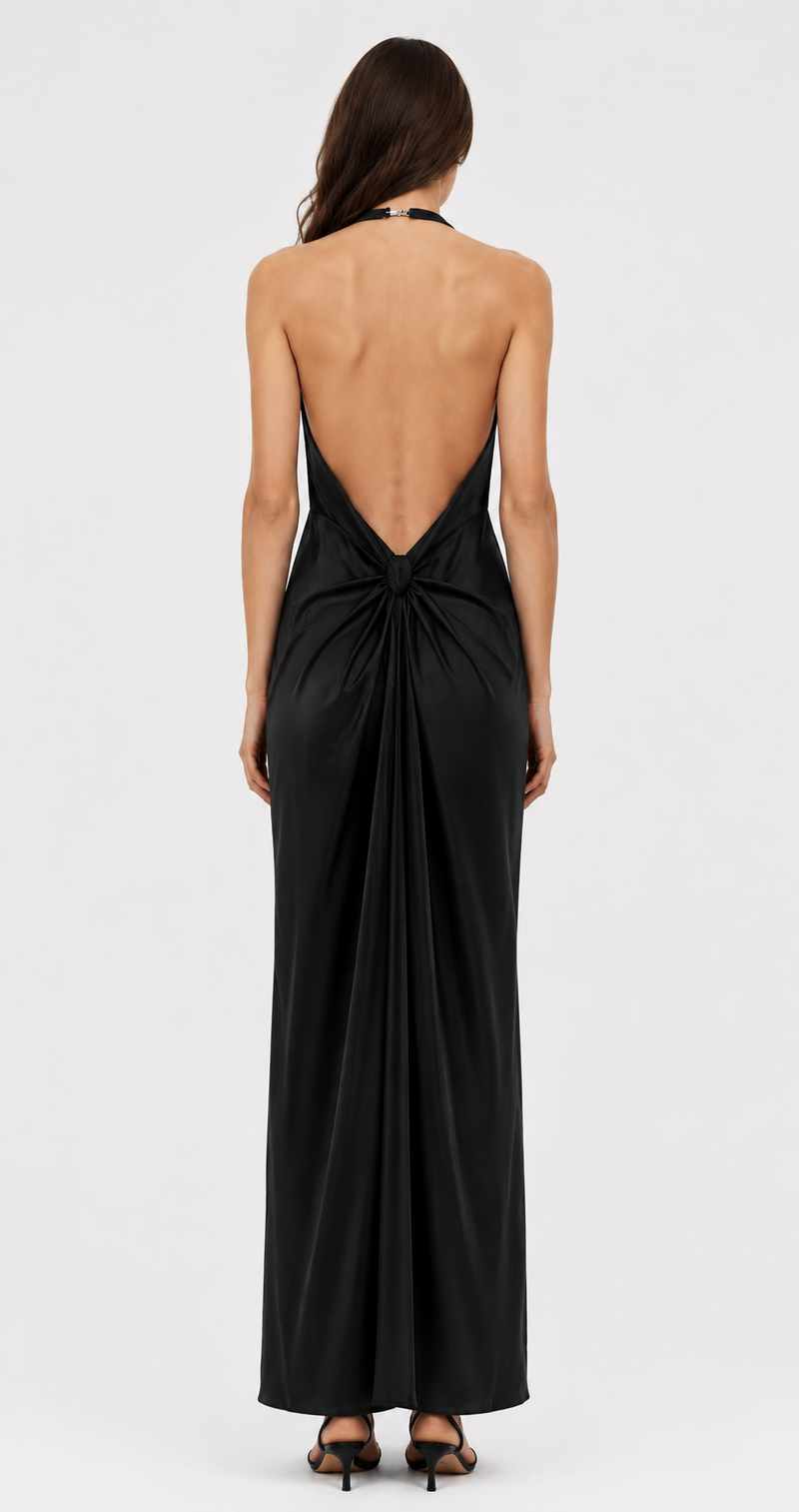 Vestido Longo Nath Preto