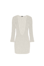 Vestido em Crochê Luna Curto Branco