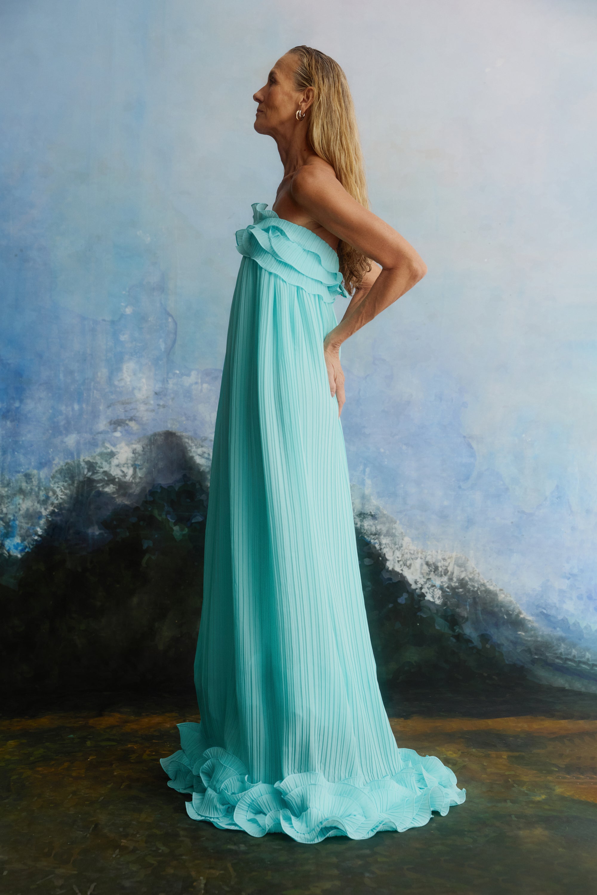 Vestido Celeste