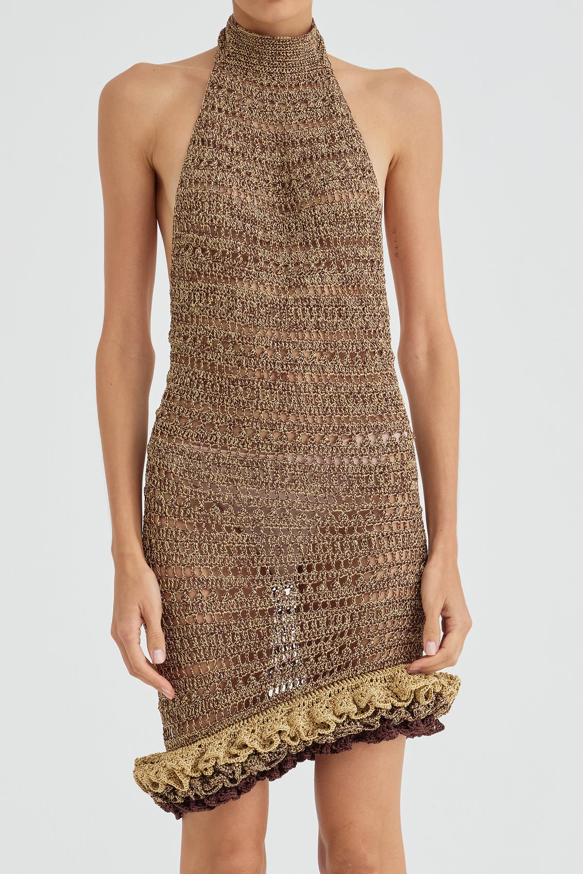 Vestido Âmbar em Crochê