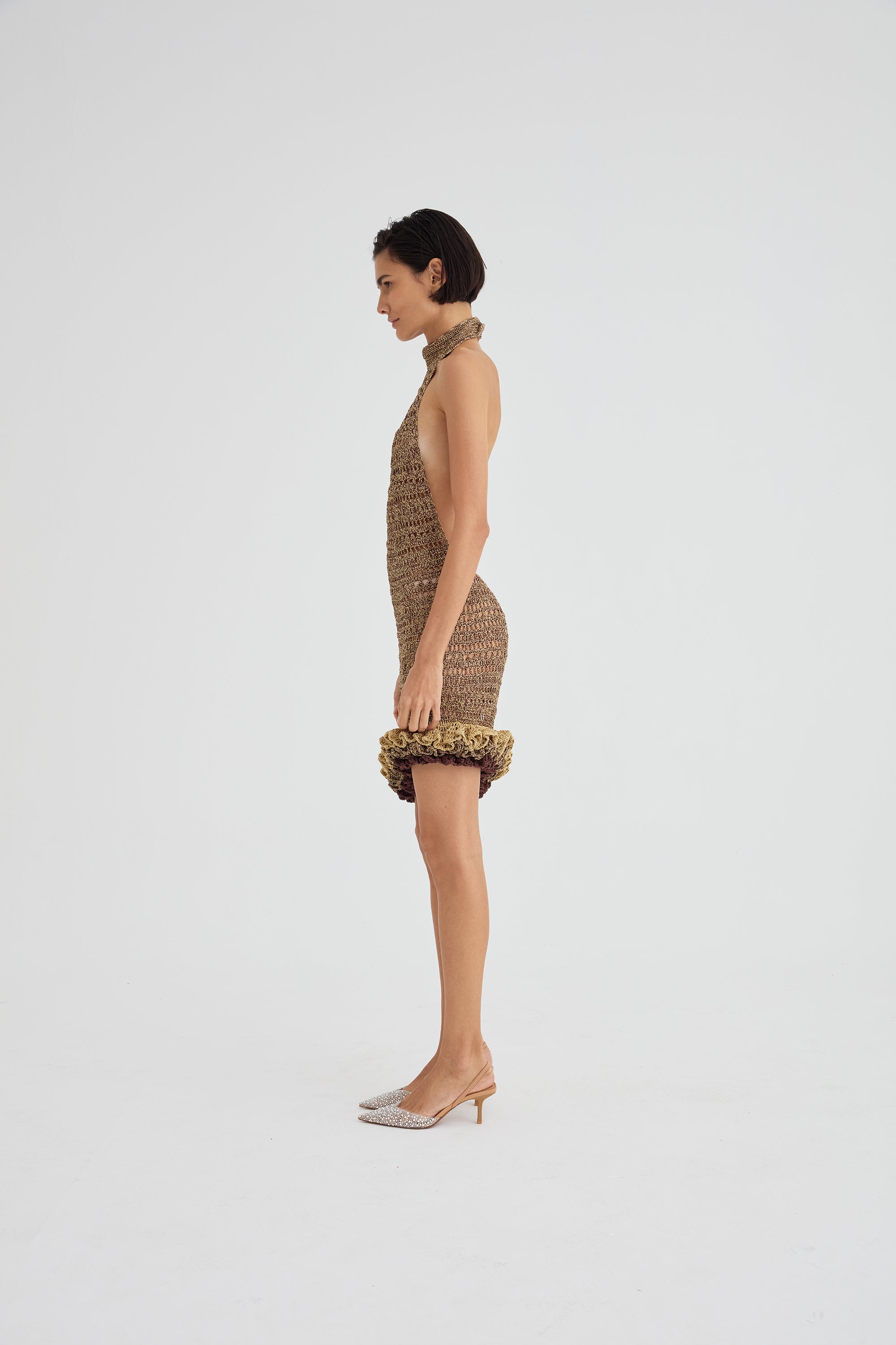 Vestido Âmbar em Crochê