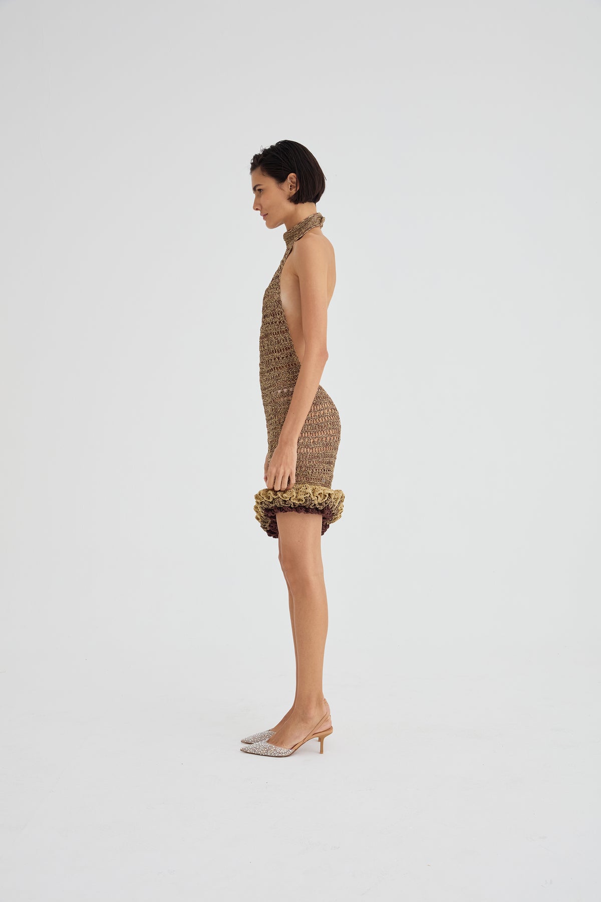 Vestido Âmbar em Crochê