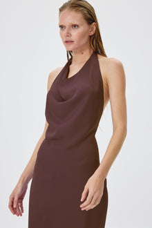 Vestido Longo Nath Marrom