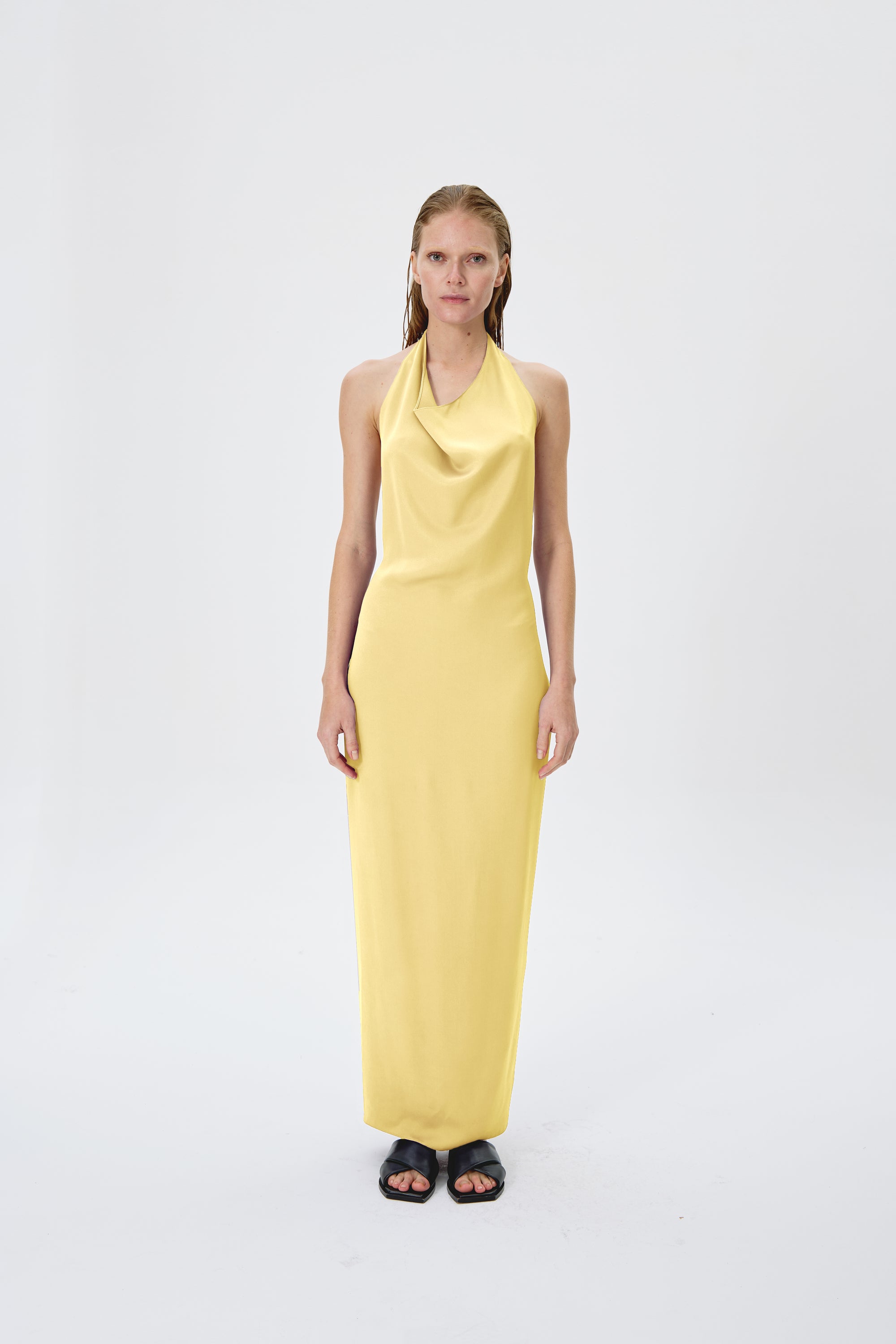 Vestido Longo Nath Amarelo